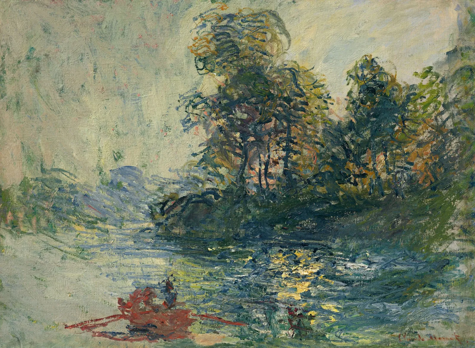 La rivière, Claude Monet