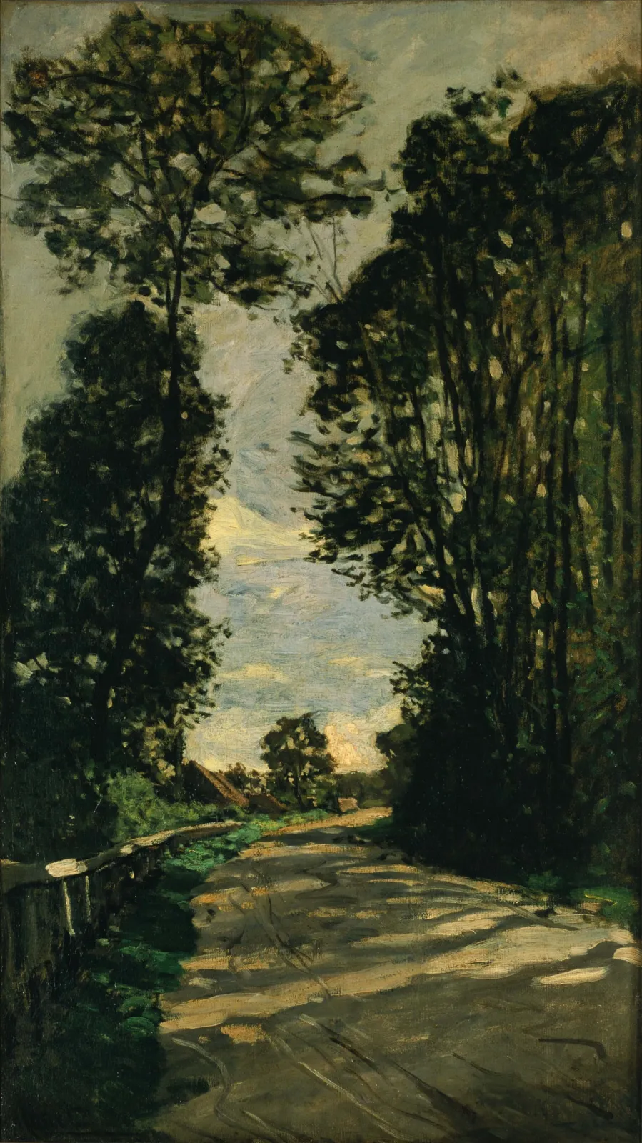 La route de la ferme Saint-Siméon, Claude Monet