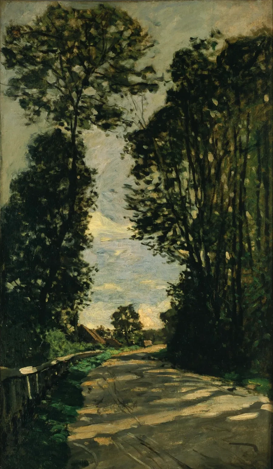 La route de la ferme Saint-Siméon, Claude Monet