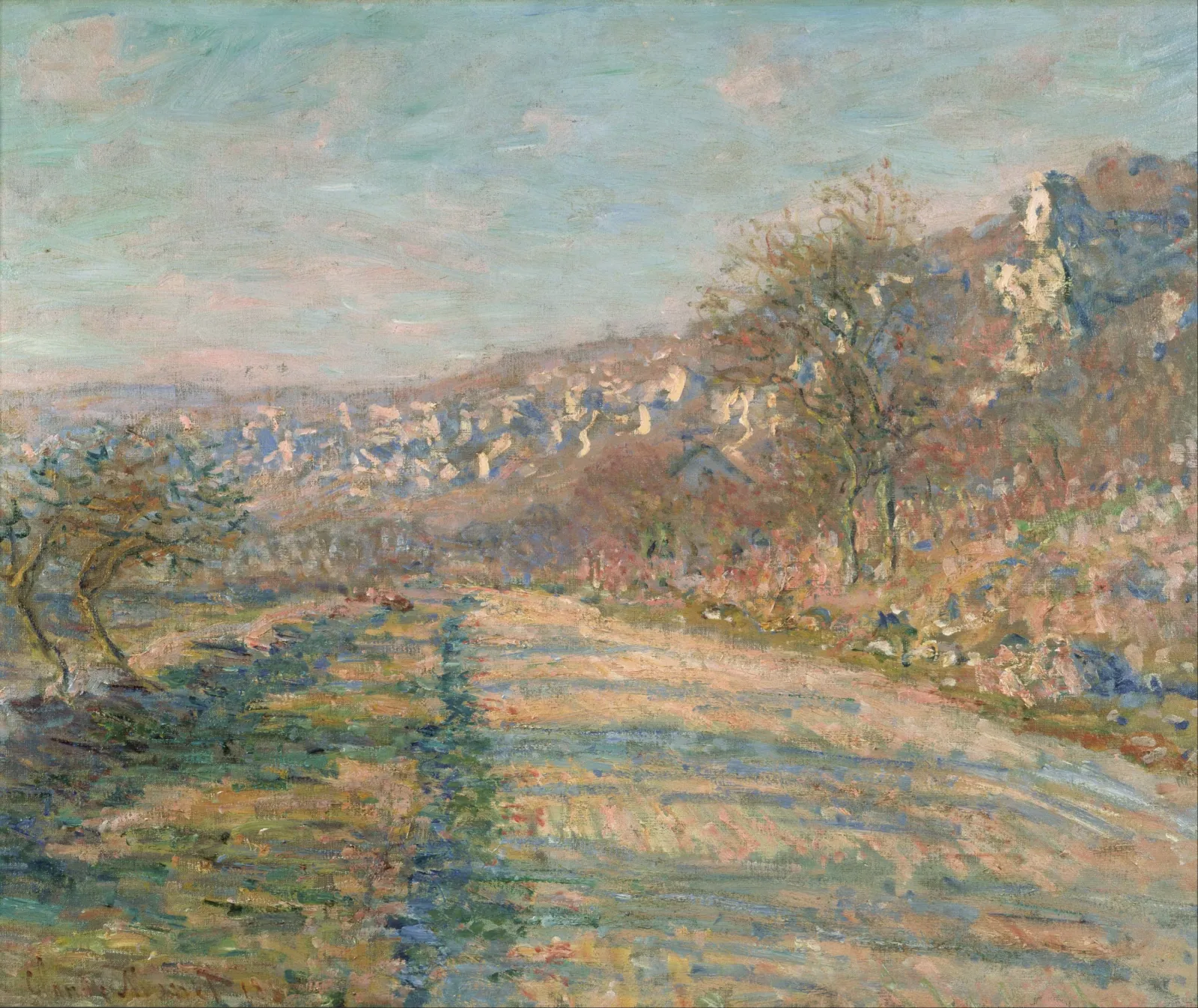 La Route de La Roche-Guyon, Claude Monet