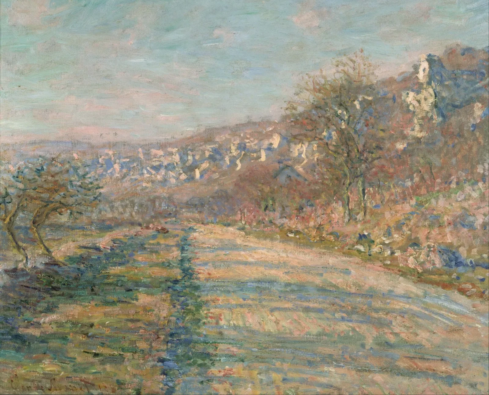 La Route de La Roche-Guyon, Claude Monet