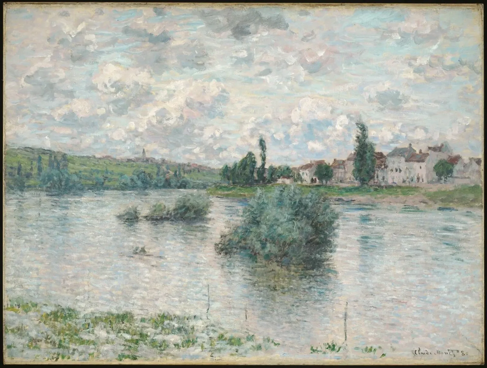 La Seine à Lavacourt, Claude Monet