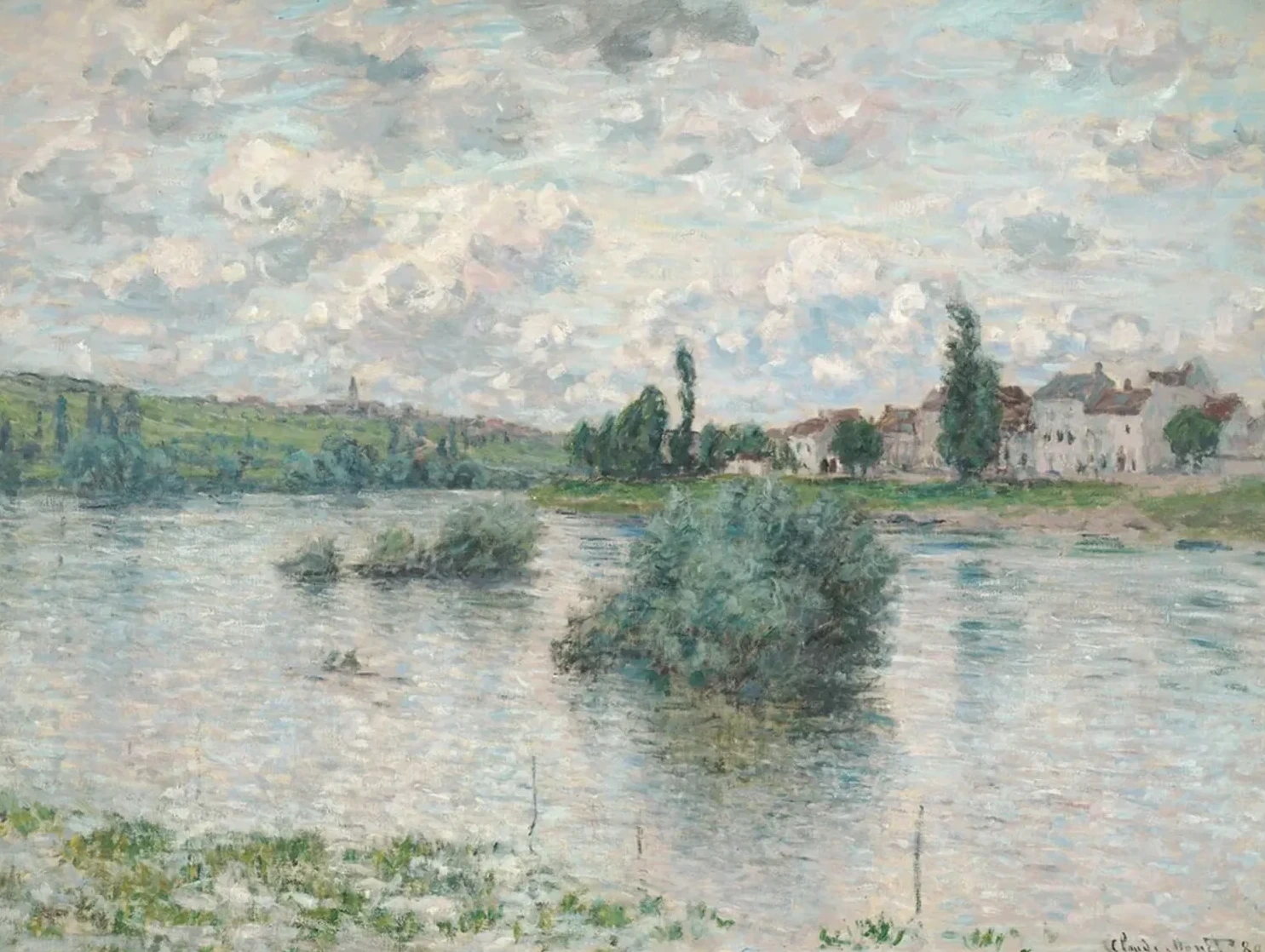 La Seine à Lavacourt, Claude Monet