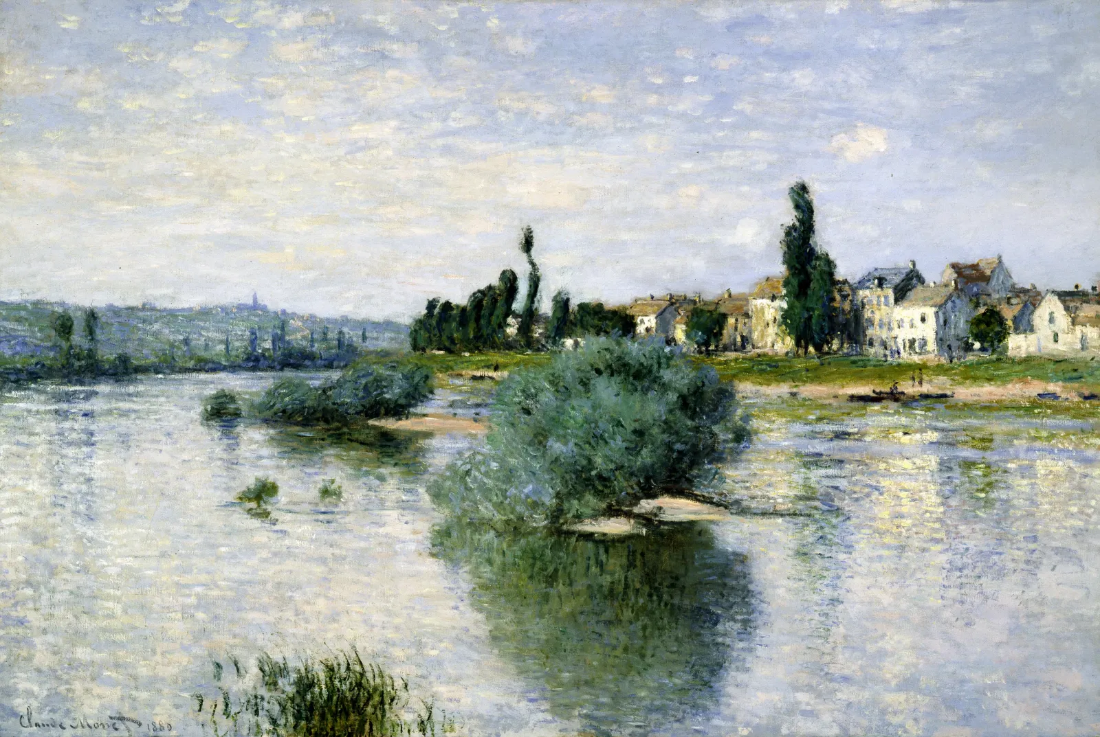 La Seine à Lavacourt, Claude Monet