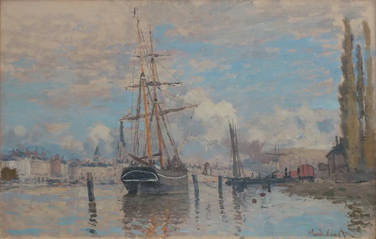 La Seine à Rouen, Claude Monet
