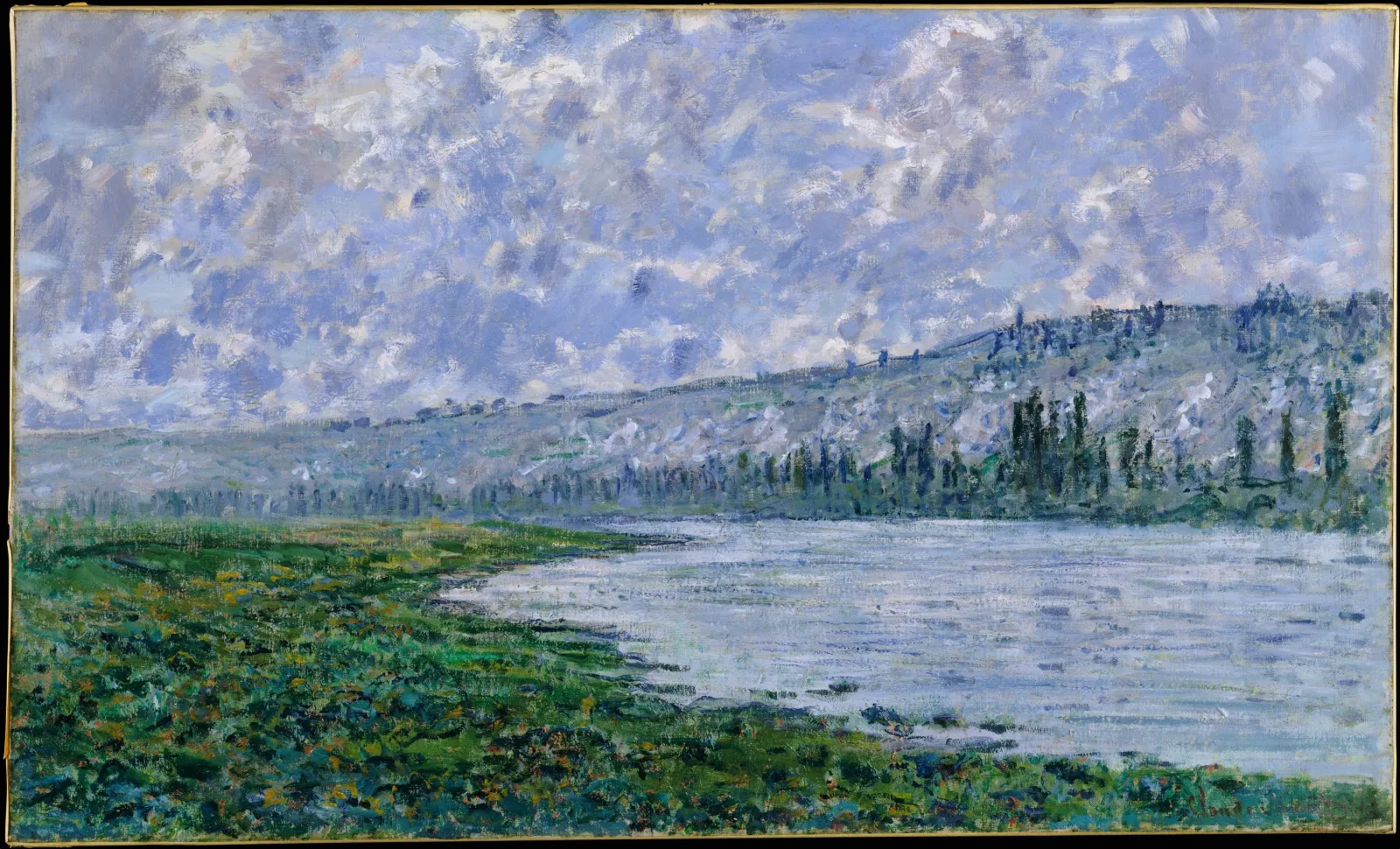 La Seine à Vétheuil, Claude Monet