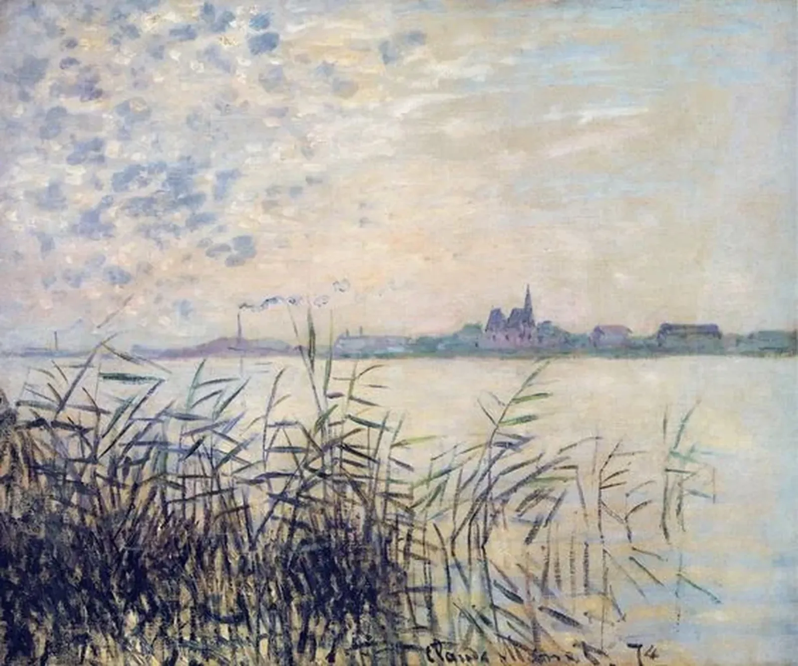 La Seine près d'Argenteuil, Claude Monet
