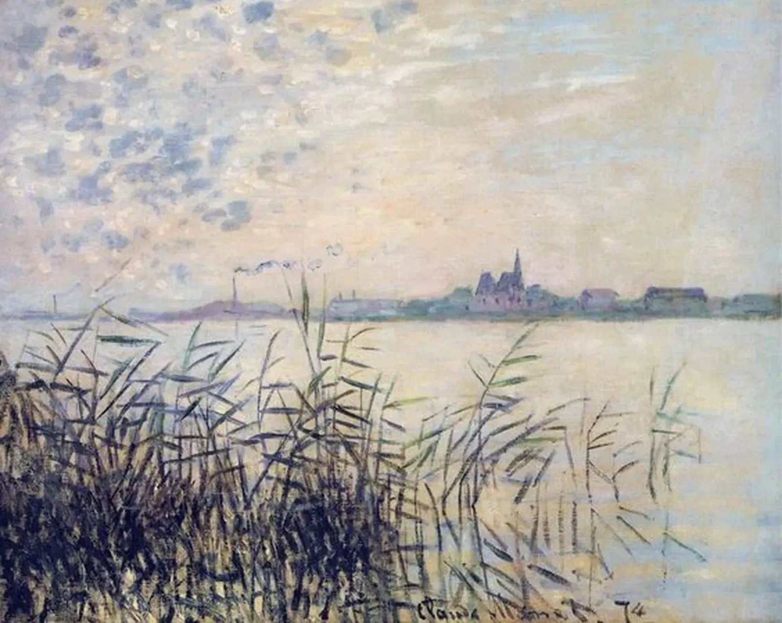 La Seine près d'Argenteuil, Claude Monet