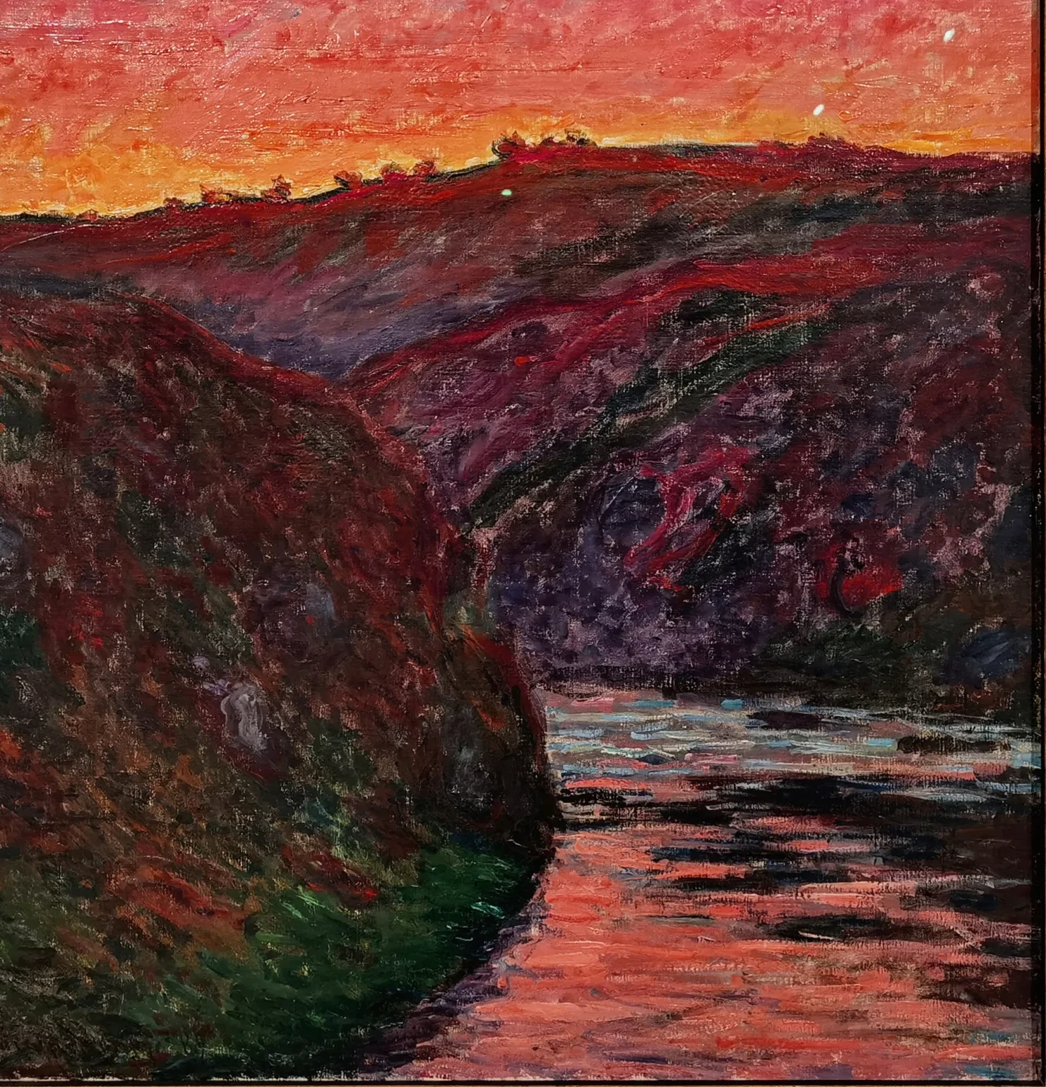 La vallée de la Creuse, soleil couchant, Claude Monet