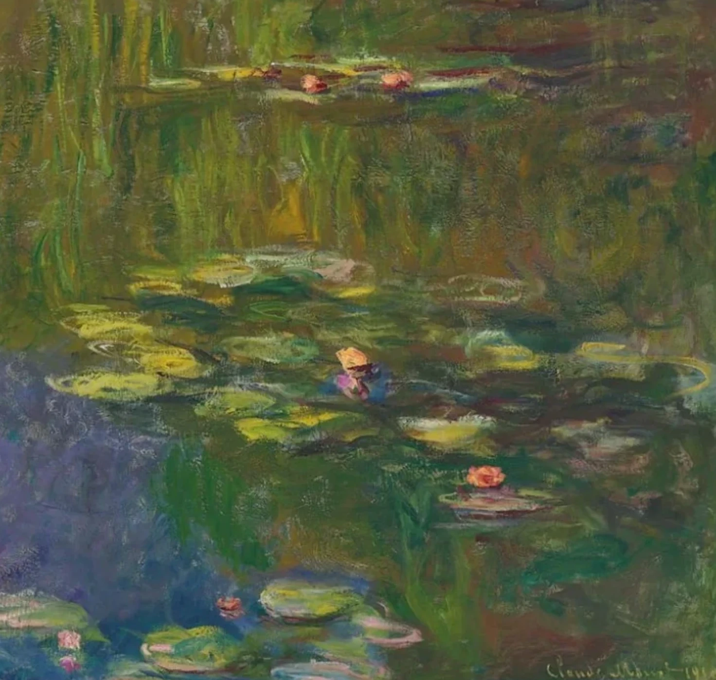Le bassin aux nymphéas, Claude Monet