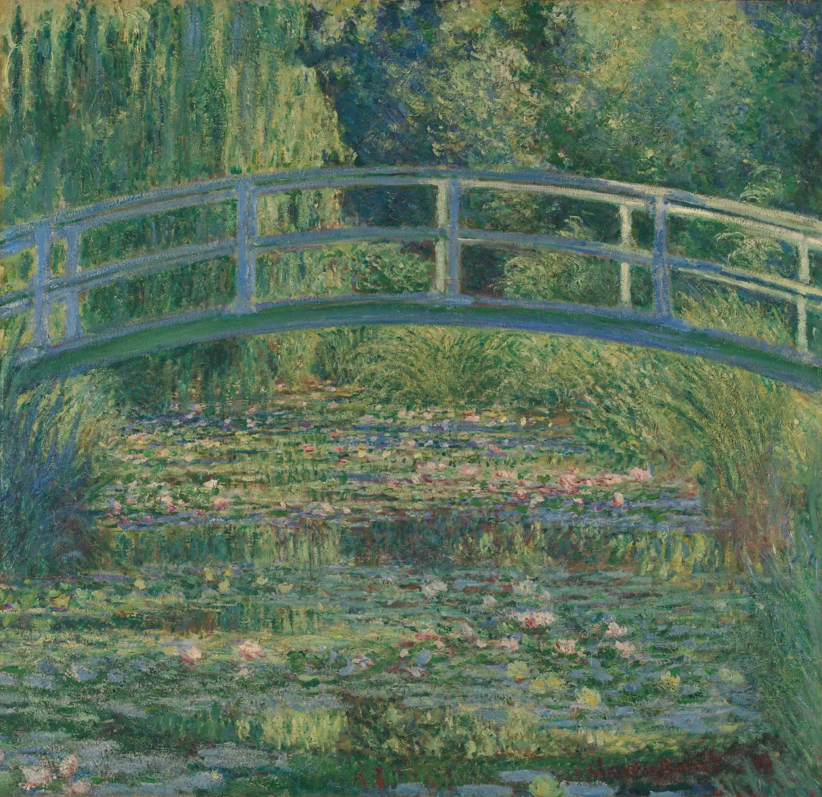 Le Bassin aux nymphéas, harmonie verte, Claude Monet