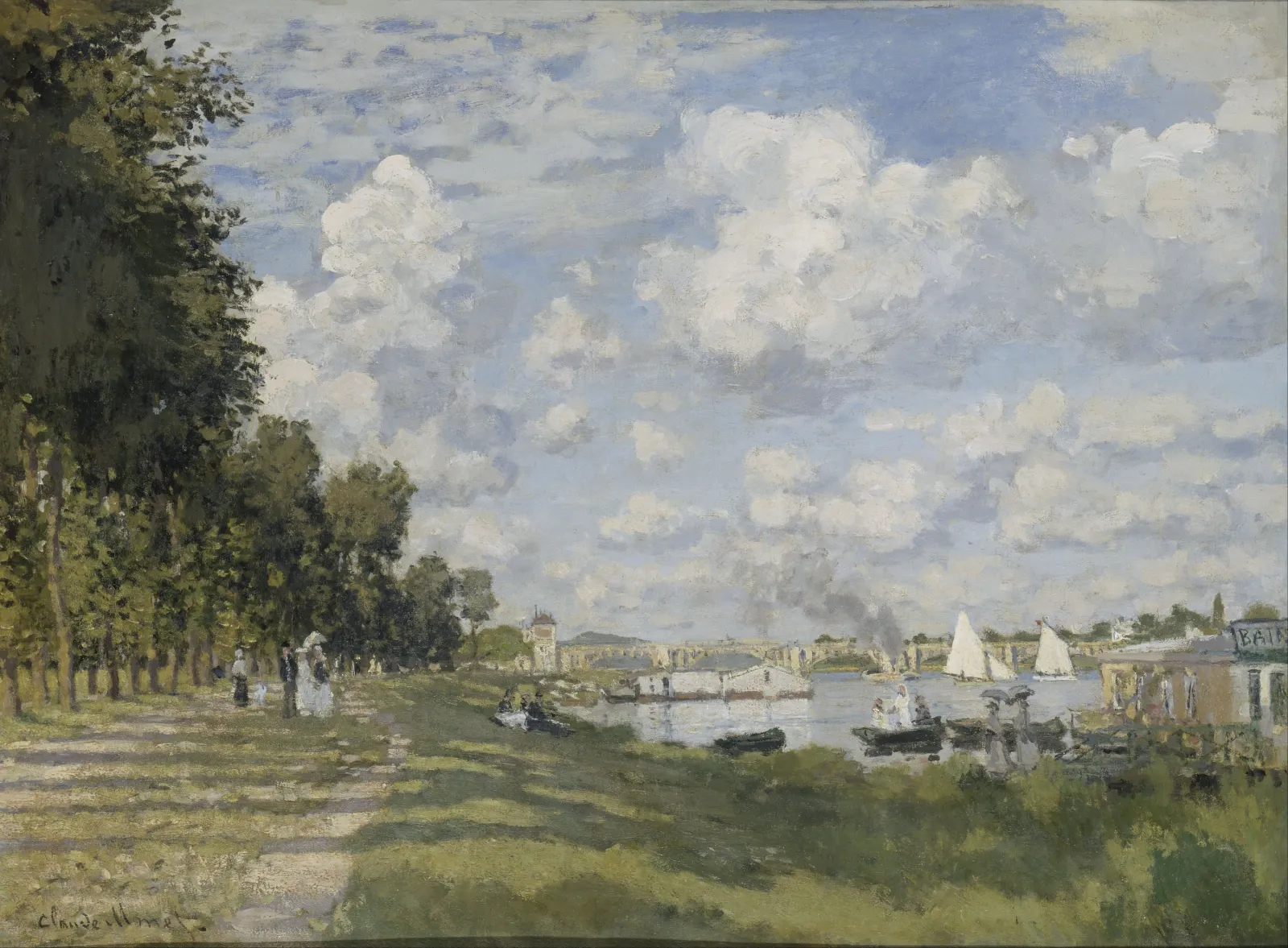Le Bassin d'Argenteuil, Claude Monet