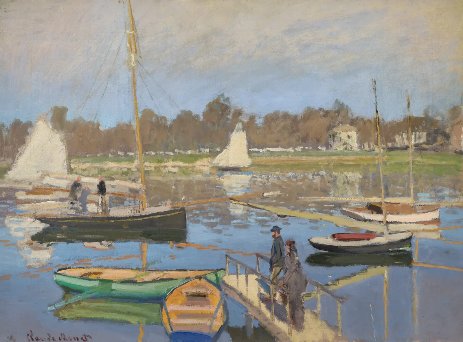 Le bassin d'Argenteuil, Claude Monet