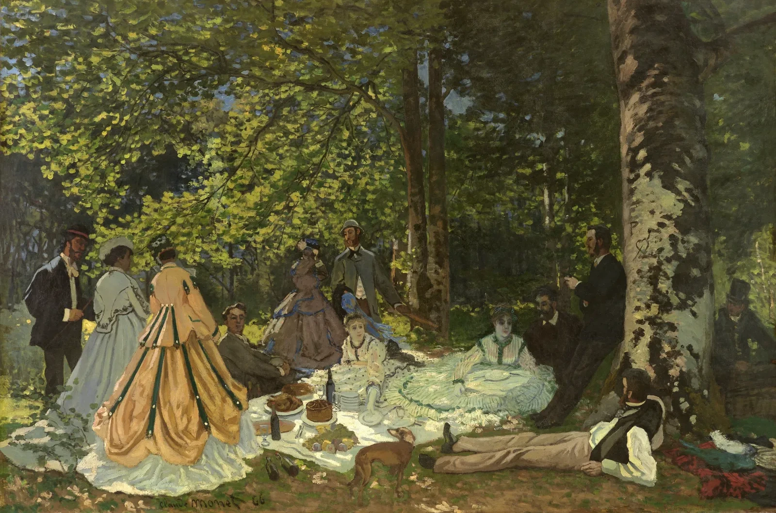 Le Déjeuner sur l'herbe, Claude Monet