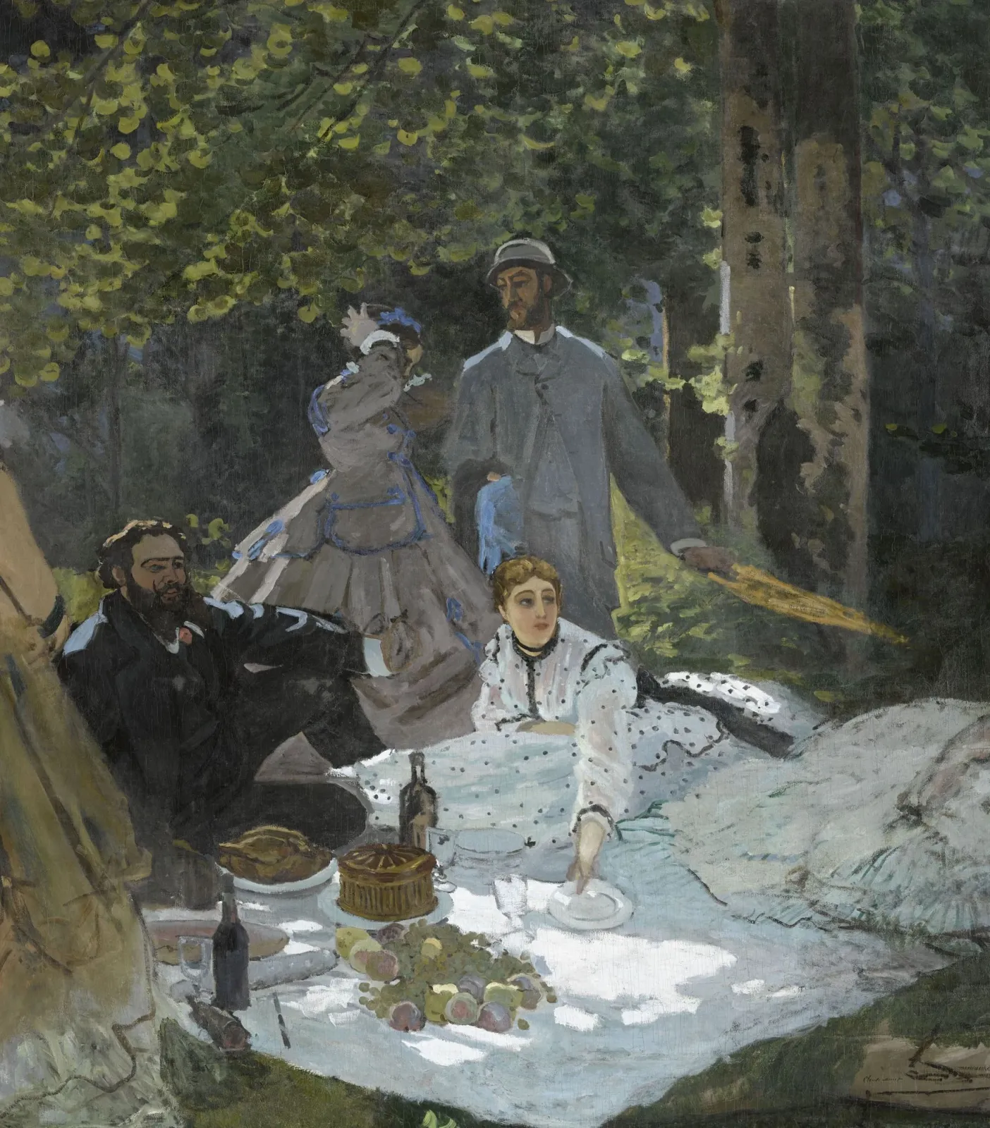 Le Déjeuner sur l'herbe, partie centrale, Claude Monet