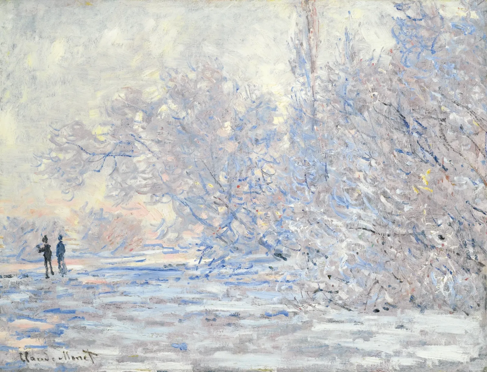 Le givre à Giverny, Claude Monet