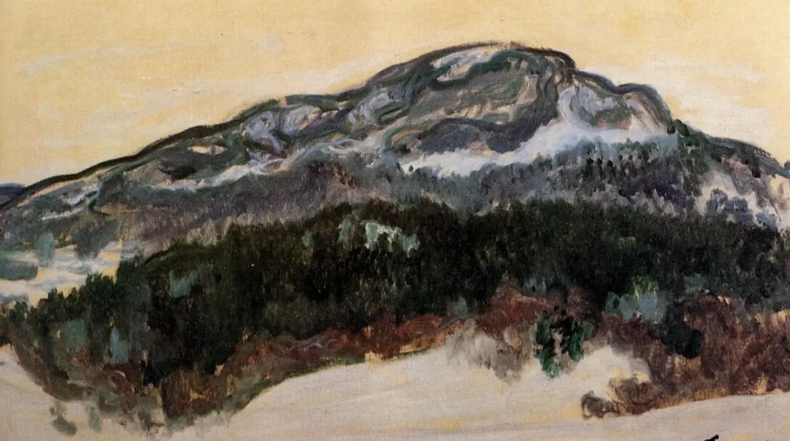Le Mont Kolsaas en Norvège, Claude Monet