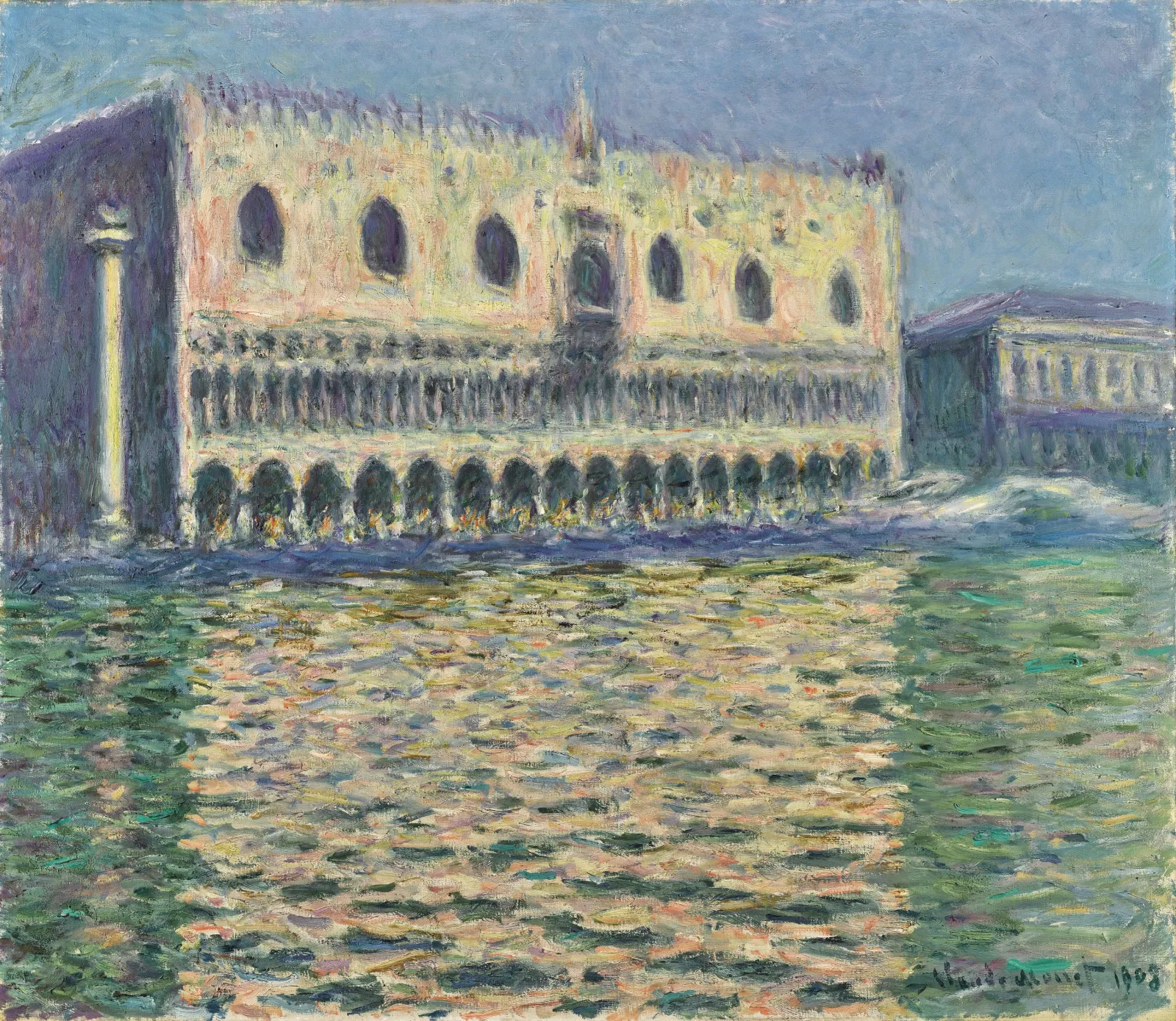 Le Palais des Doges à Venise, Claude Monet