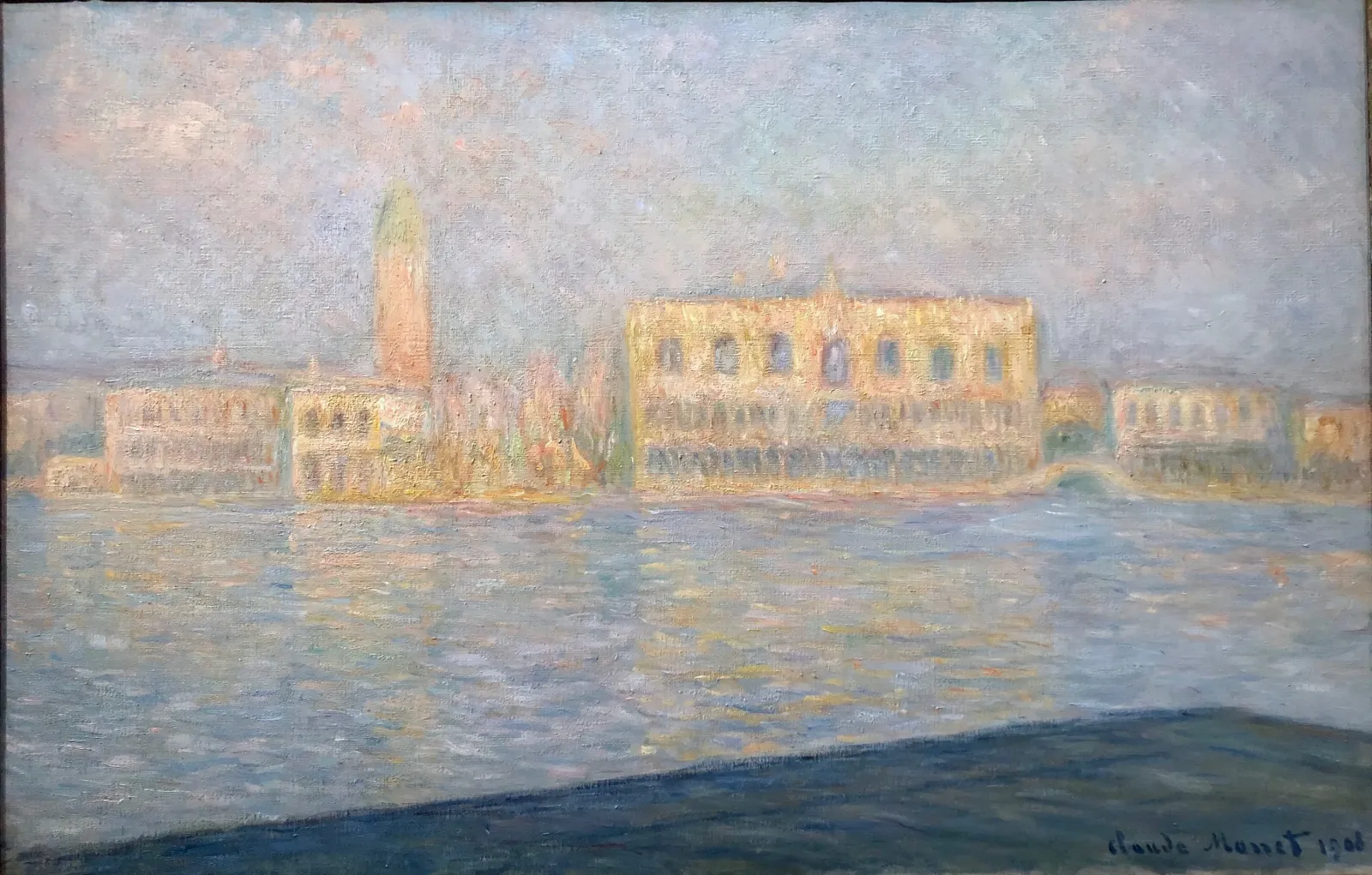 Le Palais Ducal vu de Saint-Georges Majeur, Claude Monet