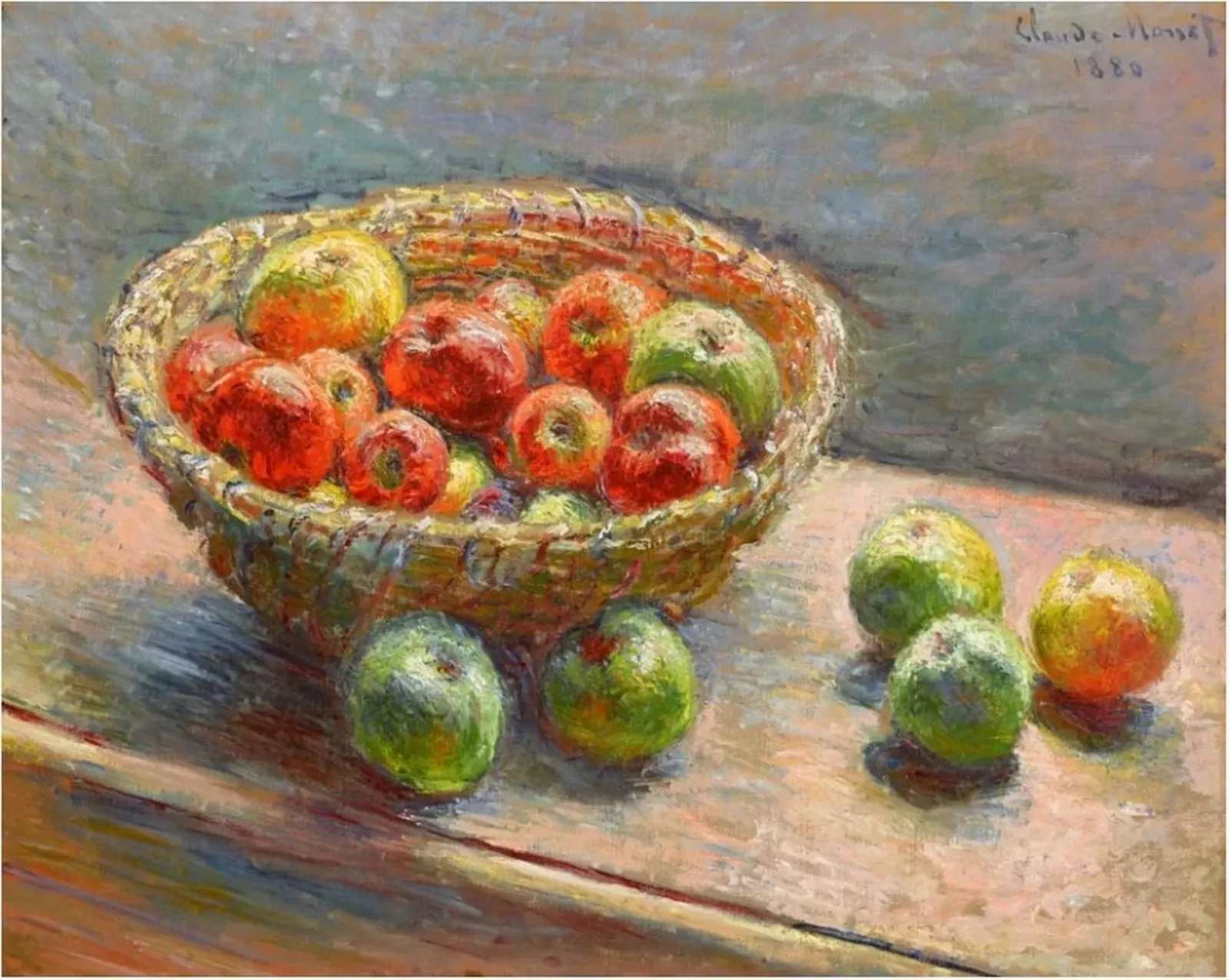 :Le Panier de pommes, Claude Monet