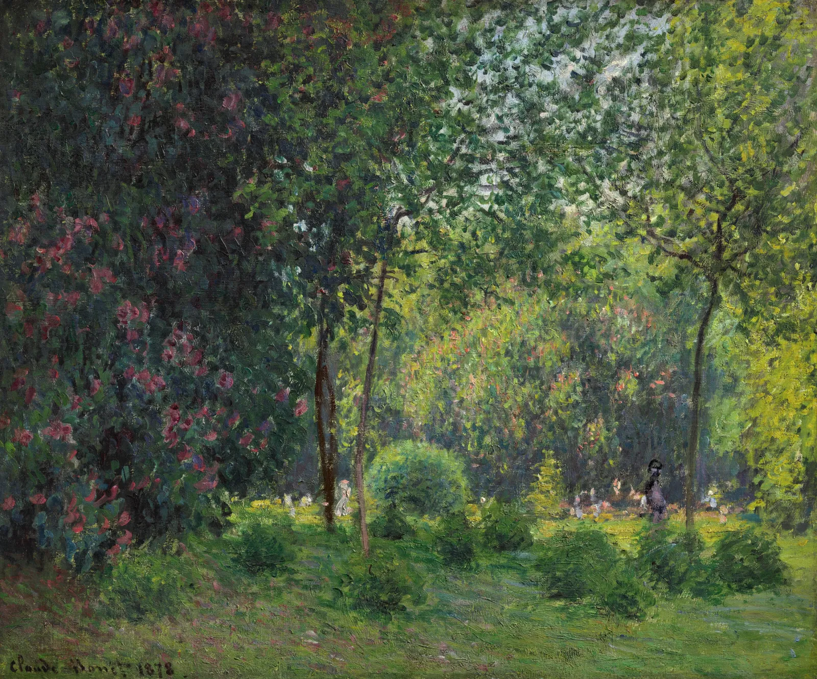 Le Parc Monceau, Claude Monet