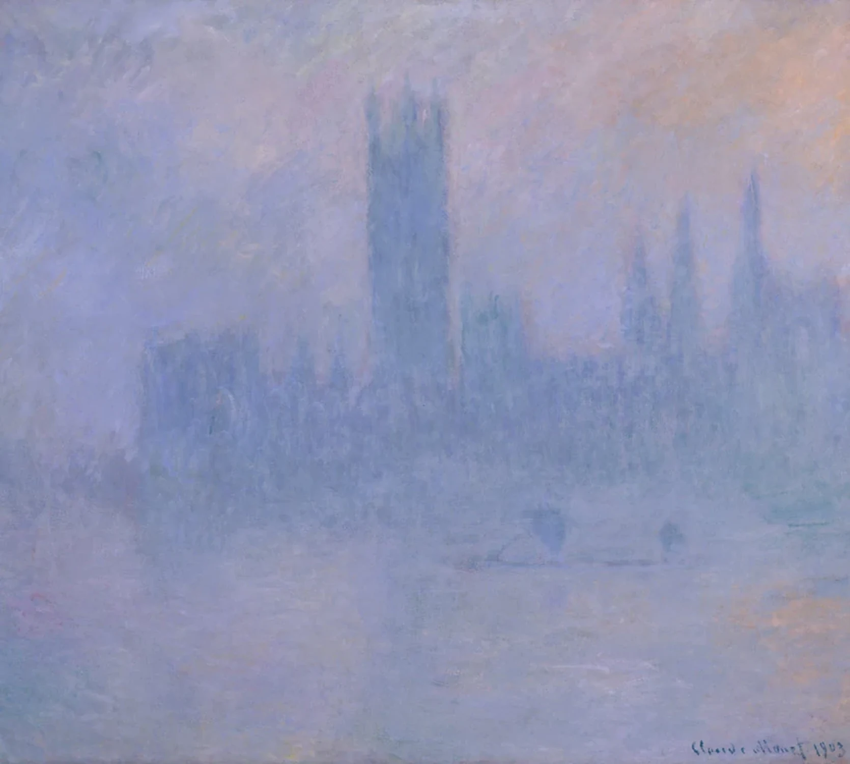 Le Parlement de Londres, Claude Monet