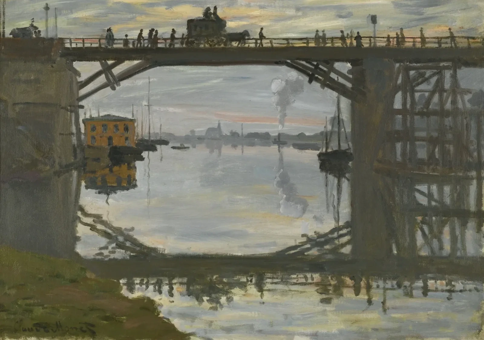 Le Pont de bois, Claude Monet