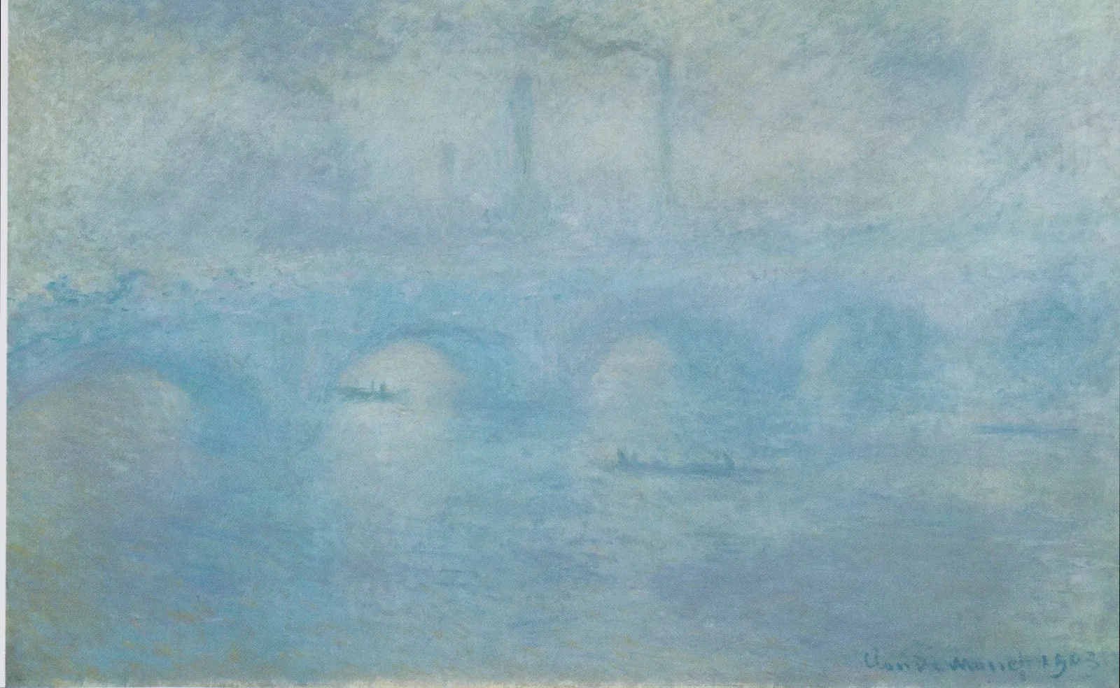 Le Pont de Waterloo. Effet de brouillard, Claude Monet
