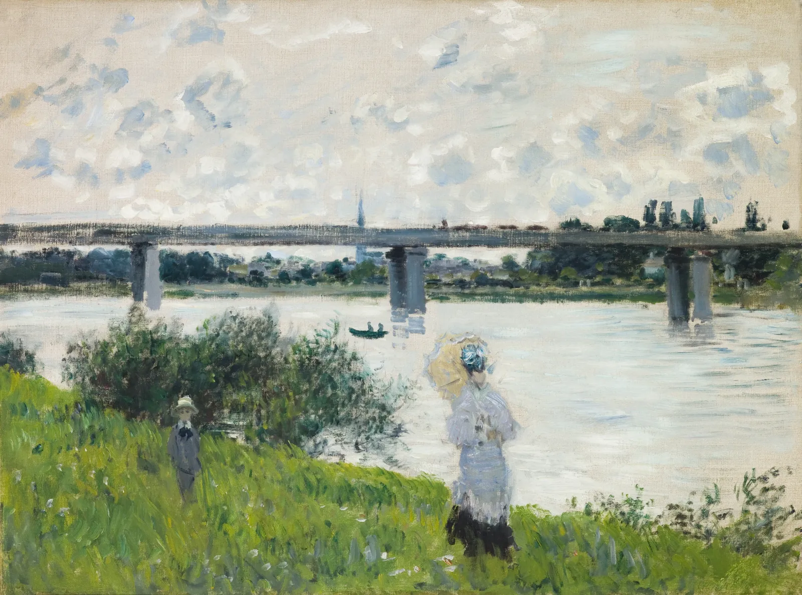 Le Pont du chemin de fer à Argenteuil, Claude Monet
