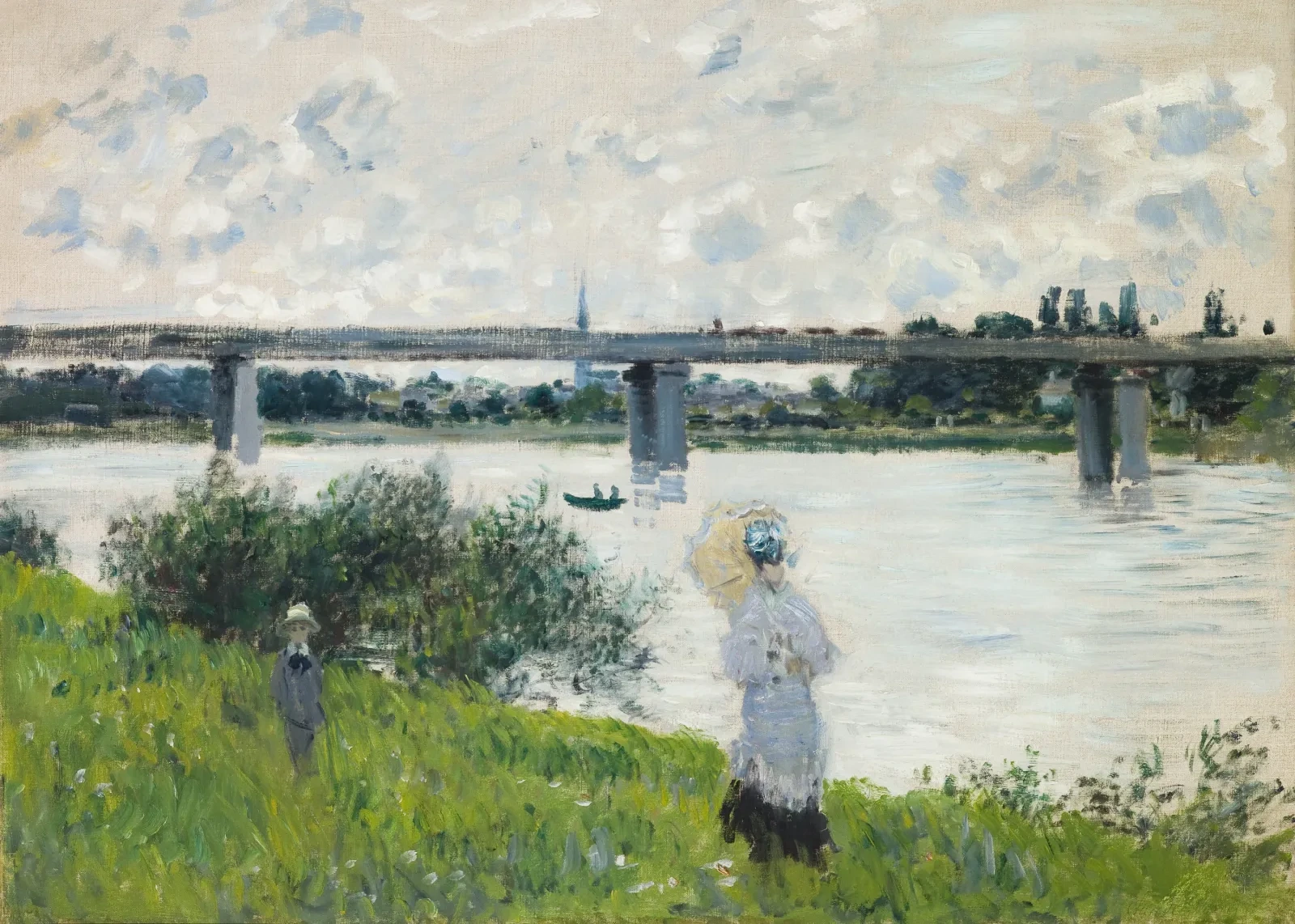 Le Pont du chemin de fer à Argenteuil, Claude Monet