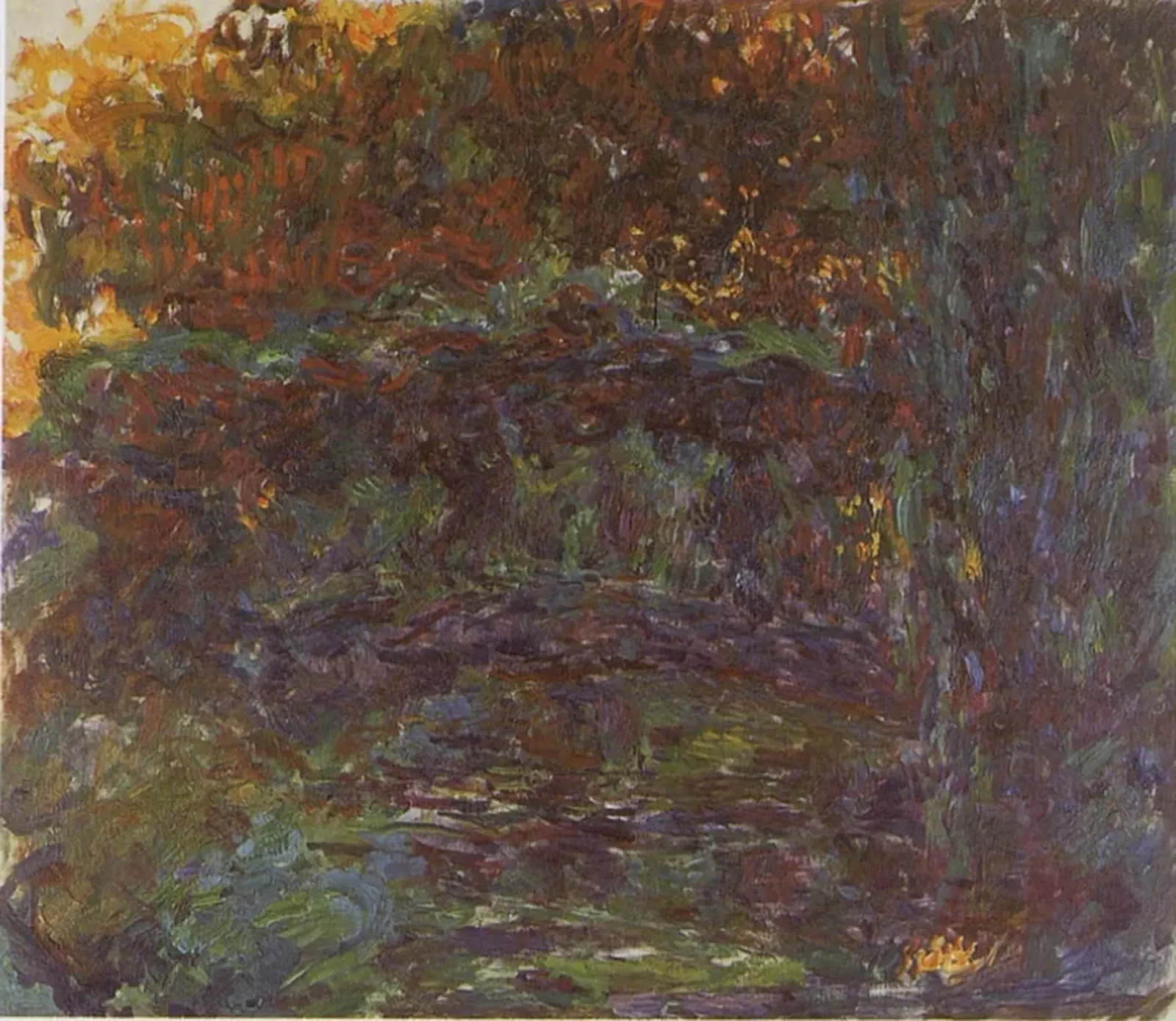 Le pont japonais, Claude Monet