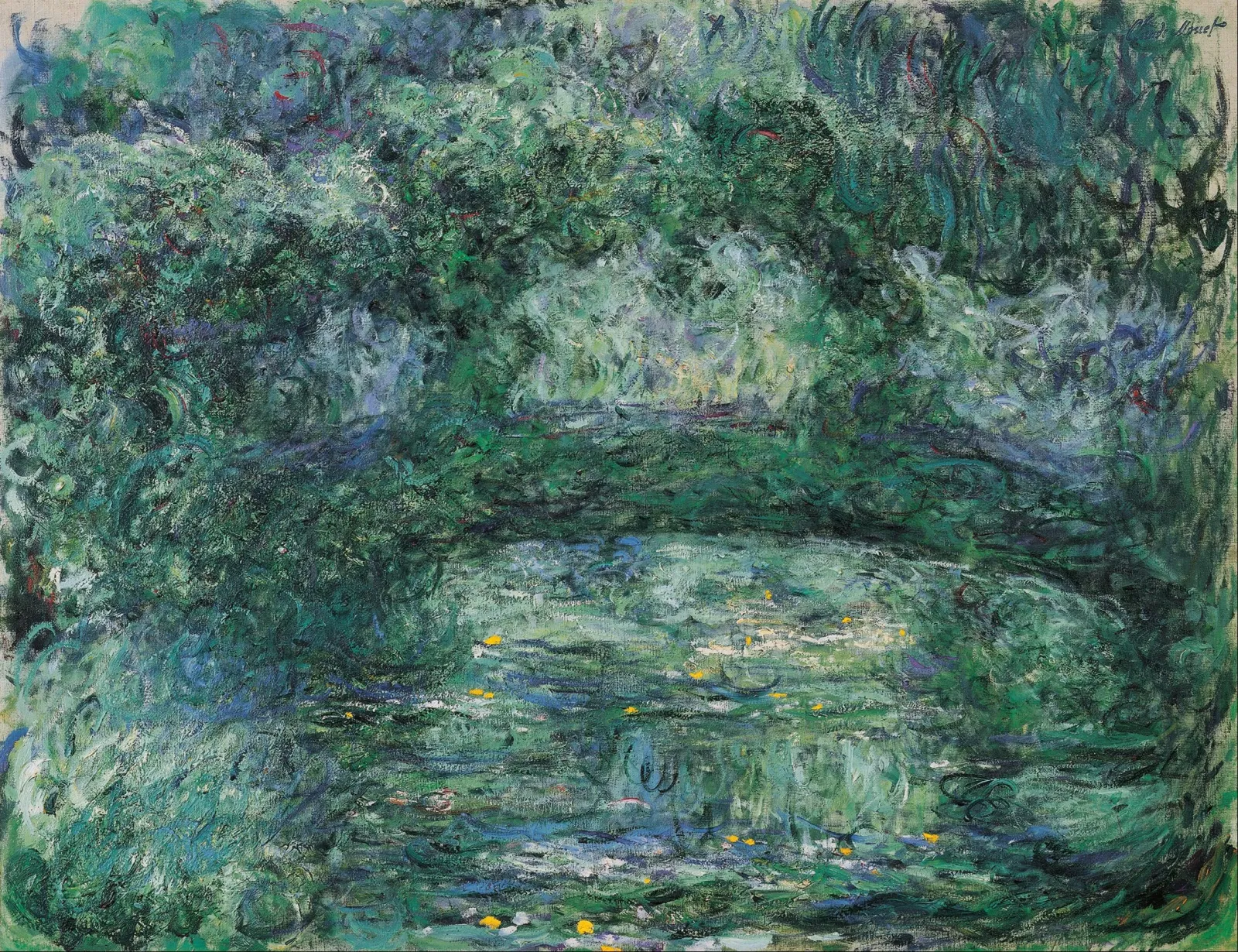 Le pont japonais, Claude Monet