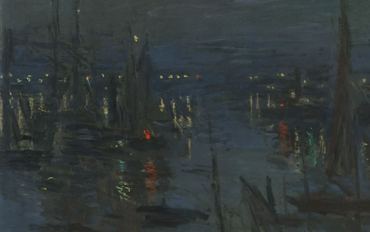Le port du Havre, effet de nuit, Claude Monet