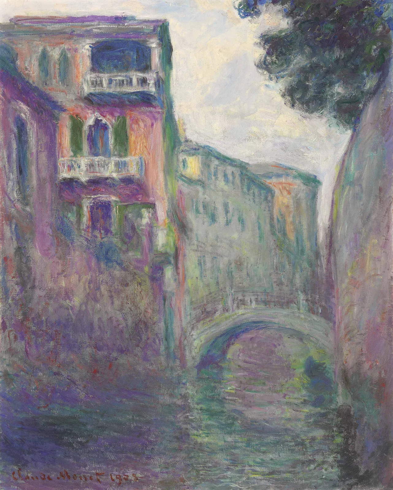 Le Rio de la Salute, Claude Monet