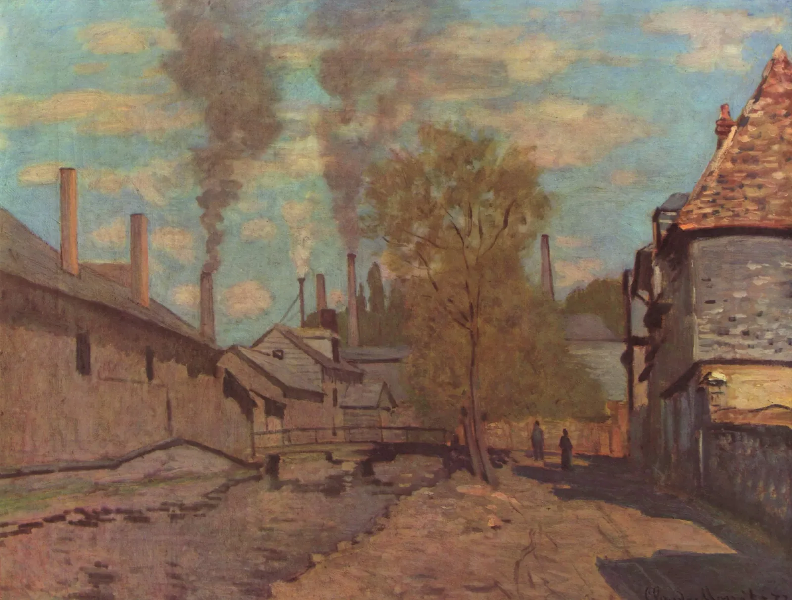 Le Ruisseau de Robec, Claude Monet