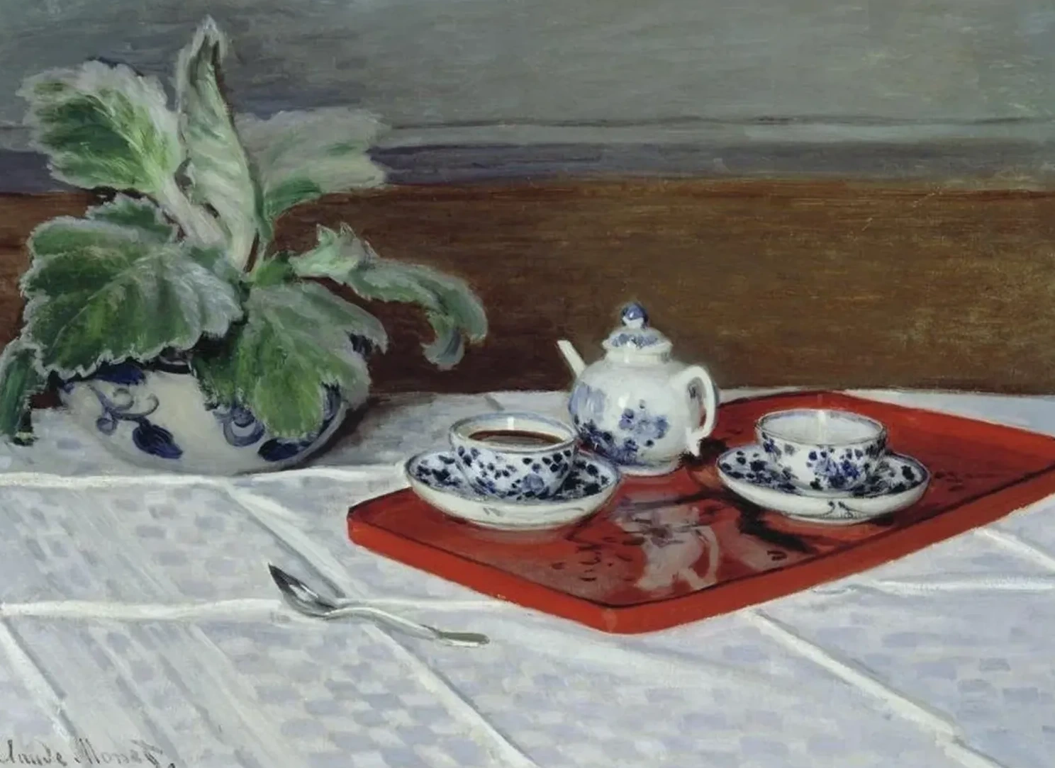 Le Service à thé, Claude Monet