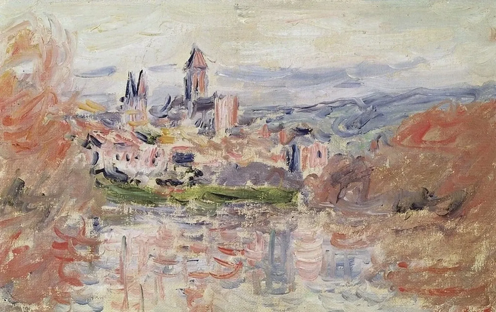 Le Village de Vétheuil, Claude Monet