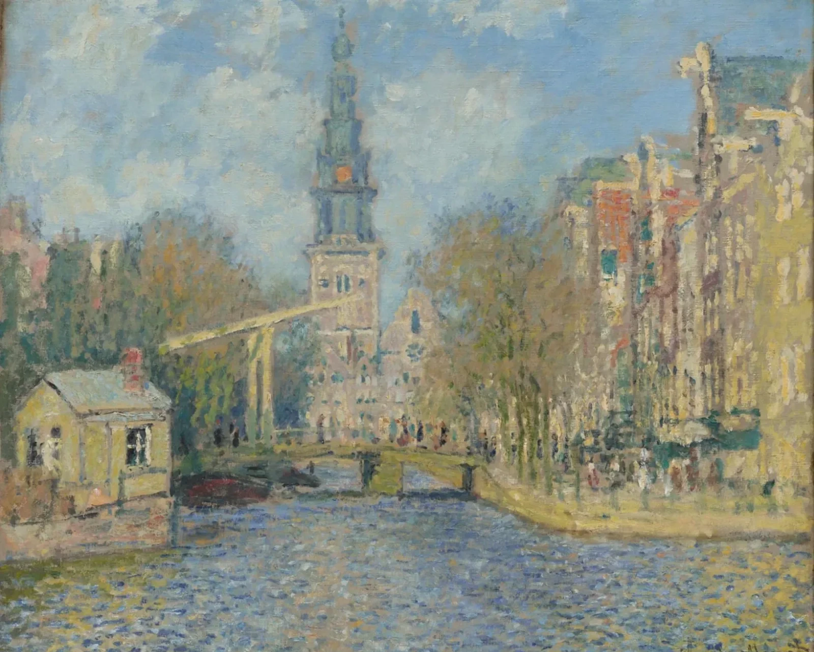 Le Zuiderkerk, Amsterdam, Claude Monet