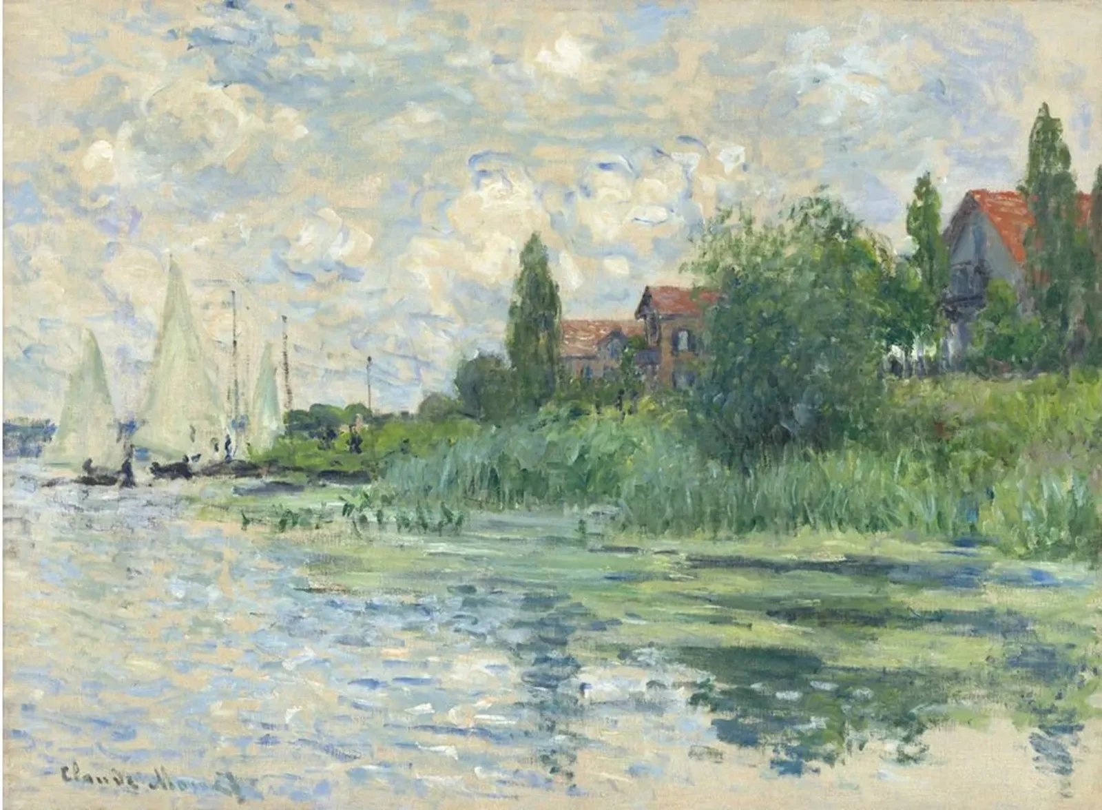Les bords de la Seine au Petit-Gennevilliers, Claude Monet