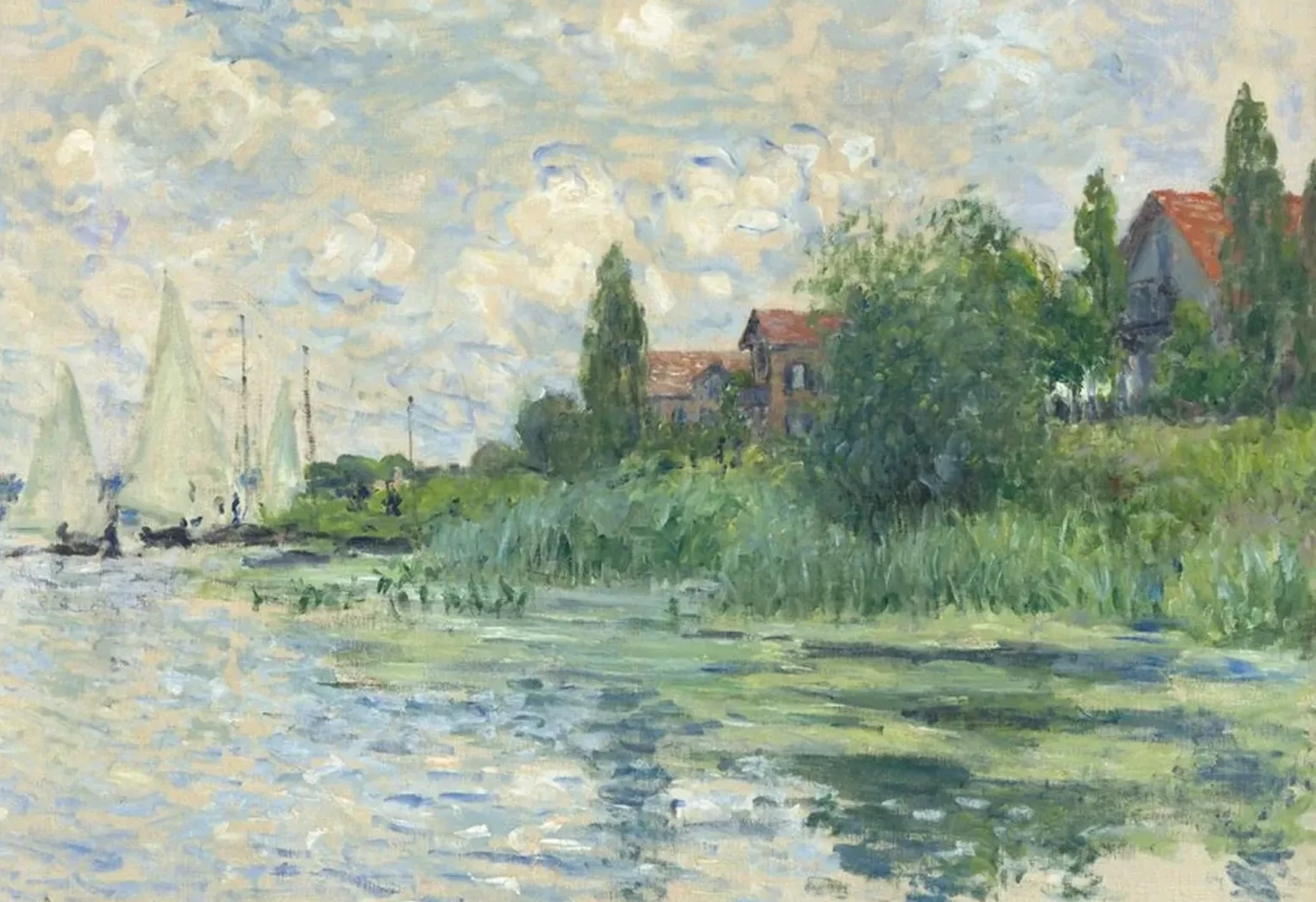 Les bords de la Seine au Petit-Gennevilliers, Claude Monet