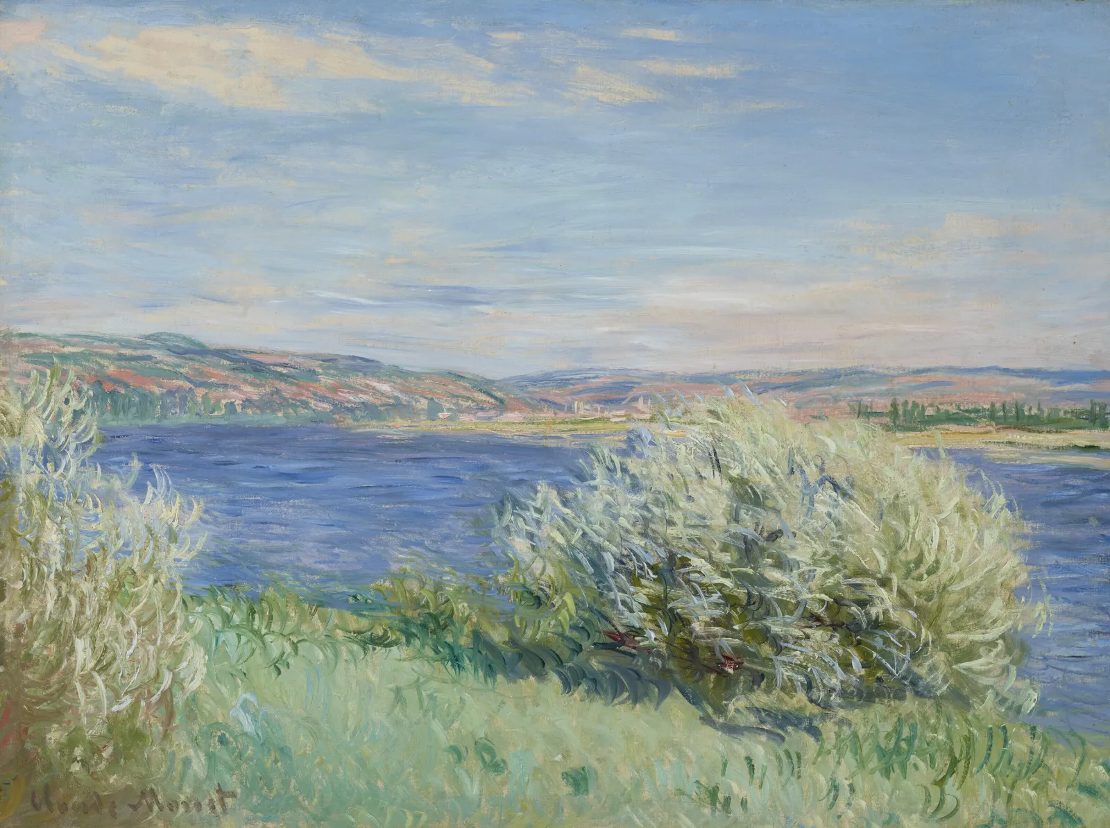 Les bords de la Seine près de Vétheuil, Claude Monet