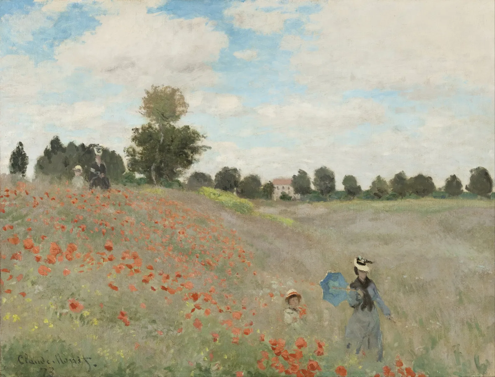 Les Coquelicots, Claude Monet