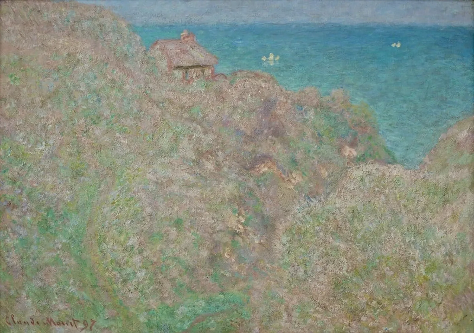 Les falaises de Varengeville, Claude Monet