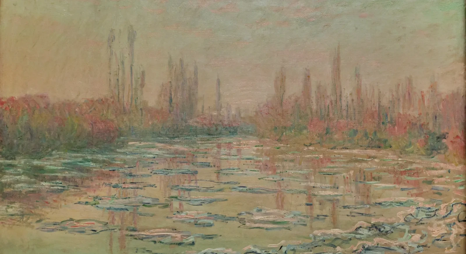 Les Glaçons, Claude Monet