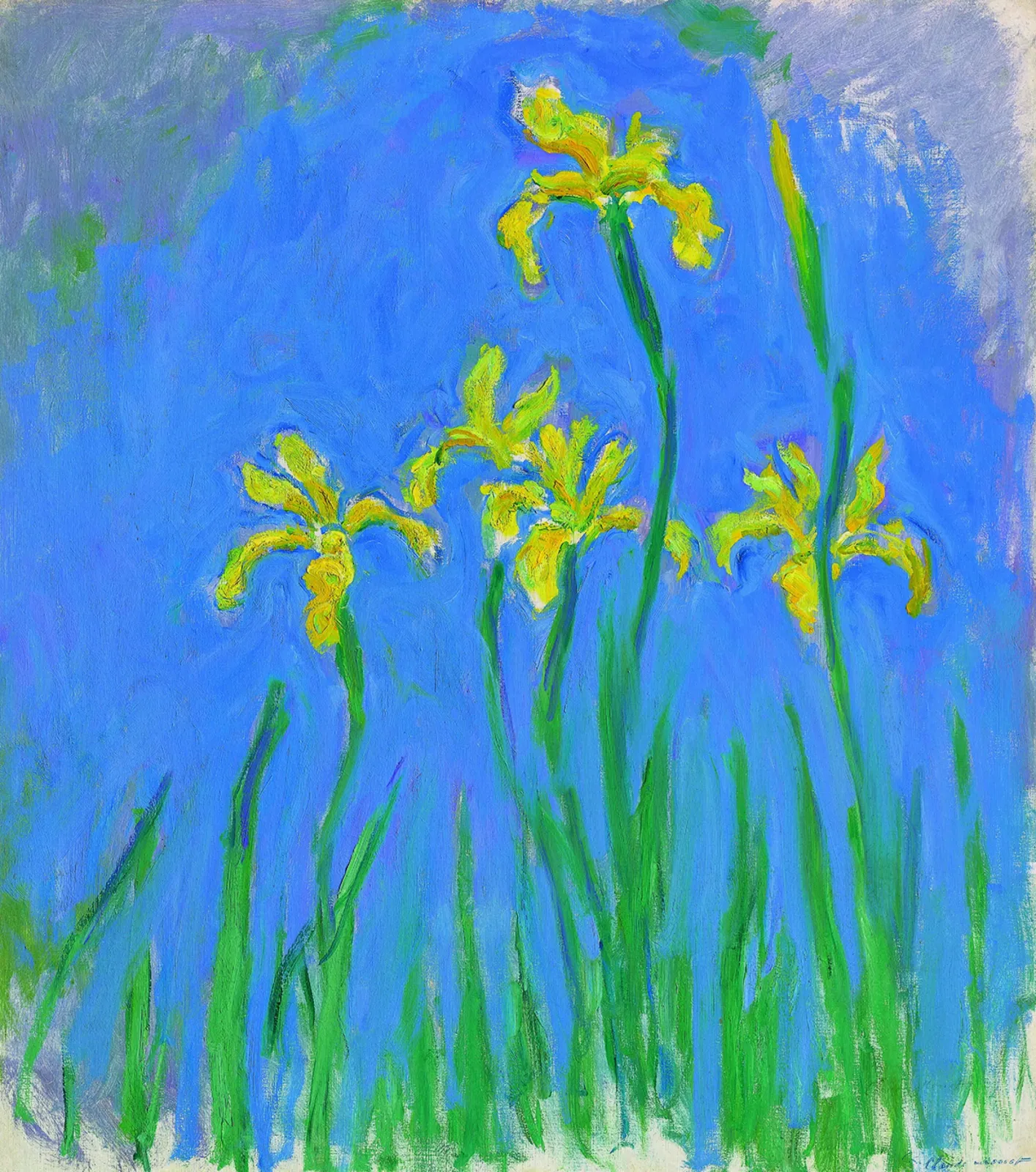 Les Iris, Claude Monet