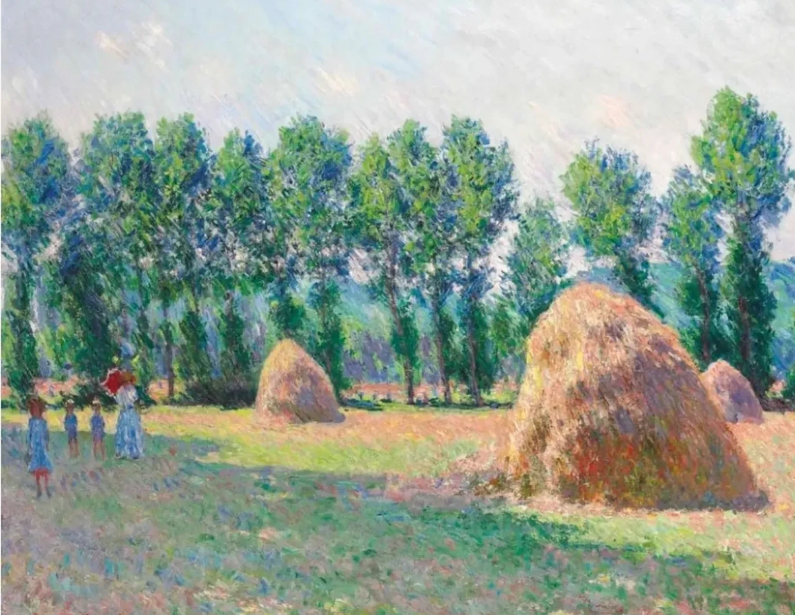Les meules à Giverny, Claude Monet