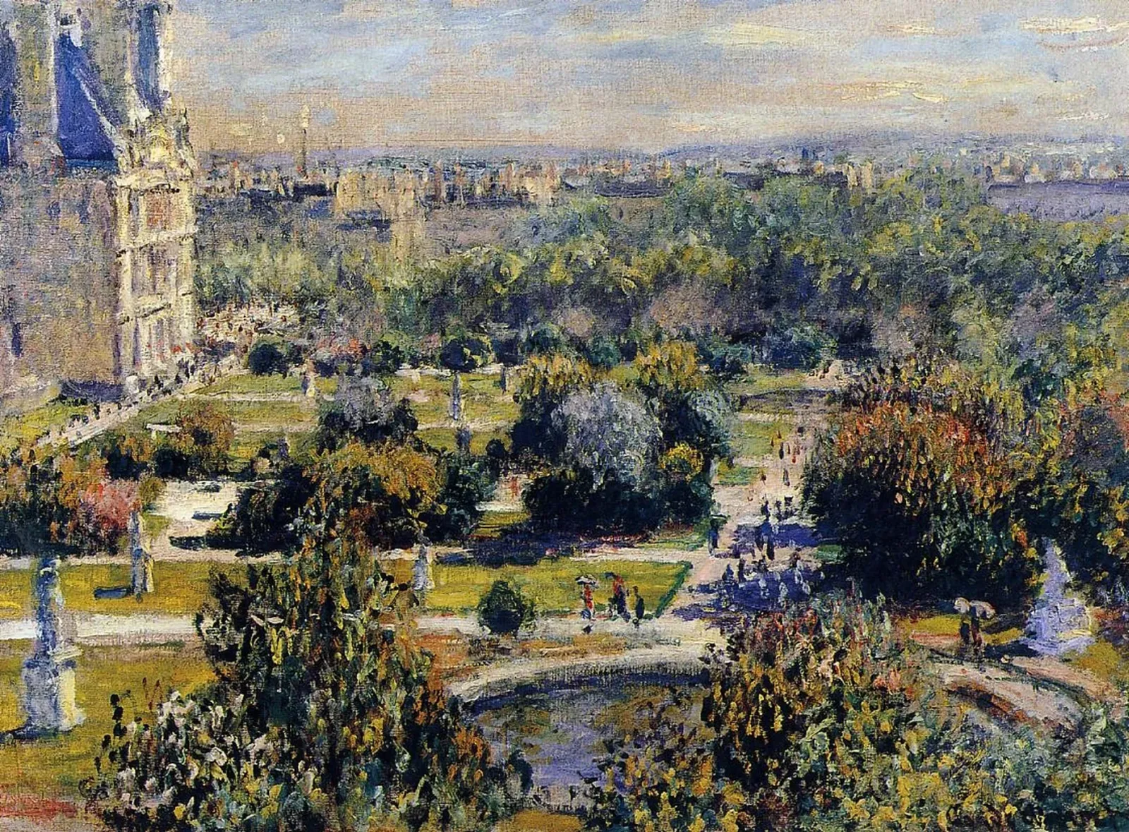 Les Tuileries, Claude Monet