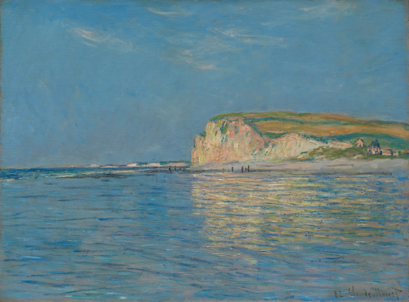 Low Tide at Pourville, near Dieppe, 1882, Claude Monet