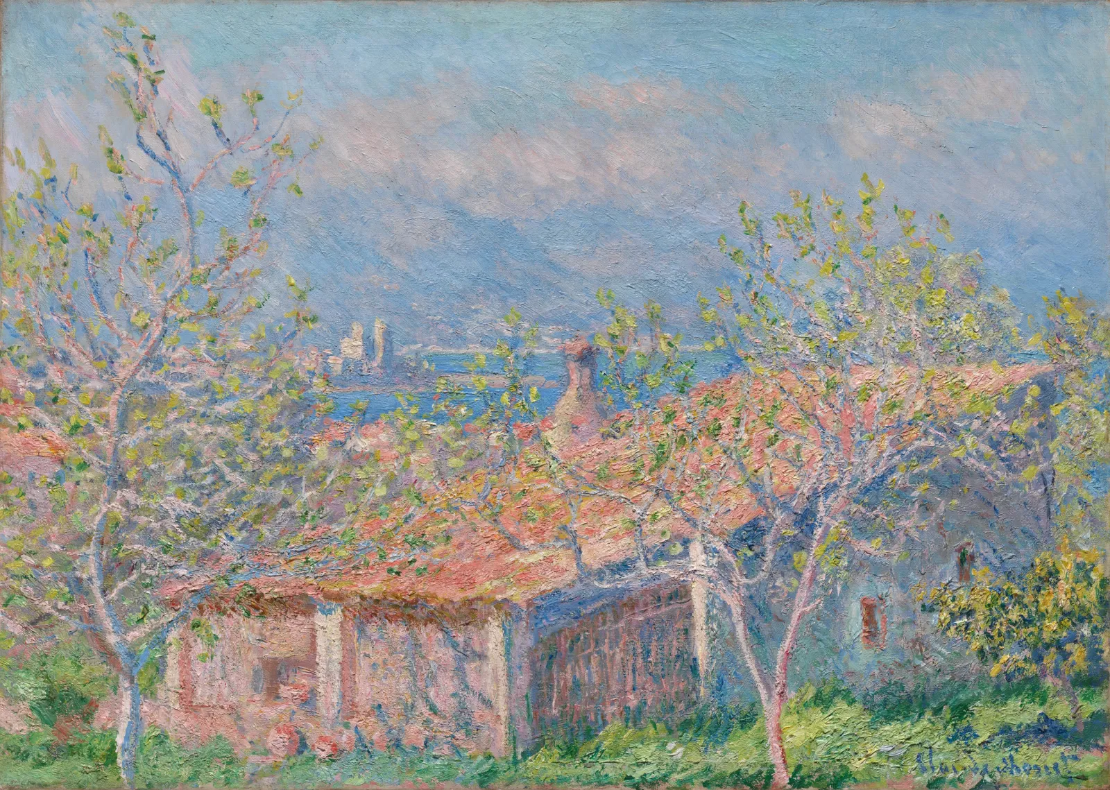 Maison de jardinier à Antibes, Claude Monet