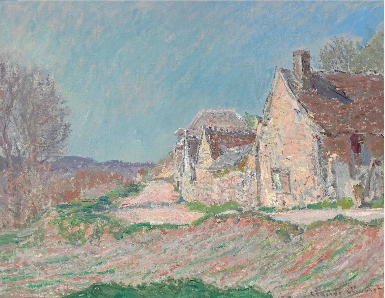 Maisons au bord de la route, Claude Monet